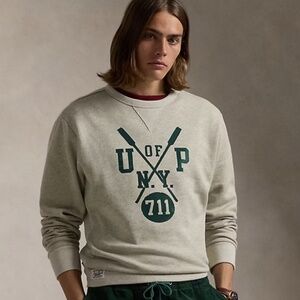 NWOT Polo Ralph Lauren Mens Slub Fleece Graphic Sweatshirt XL